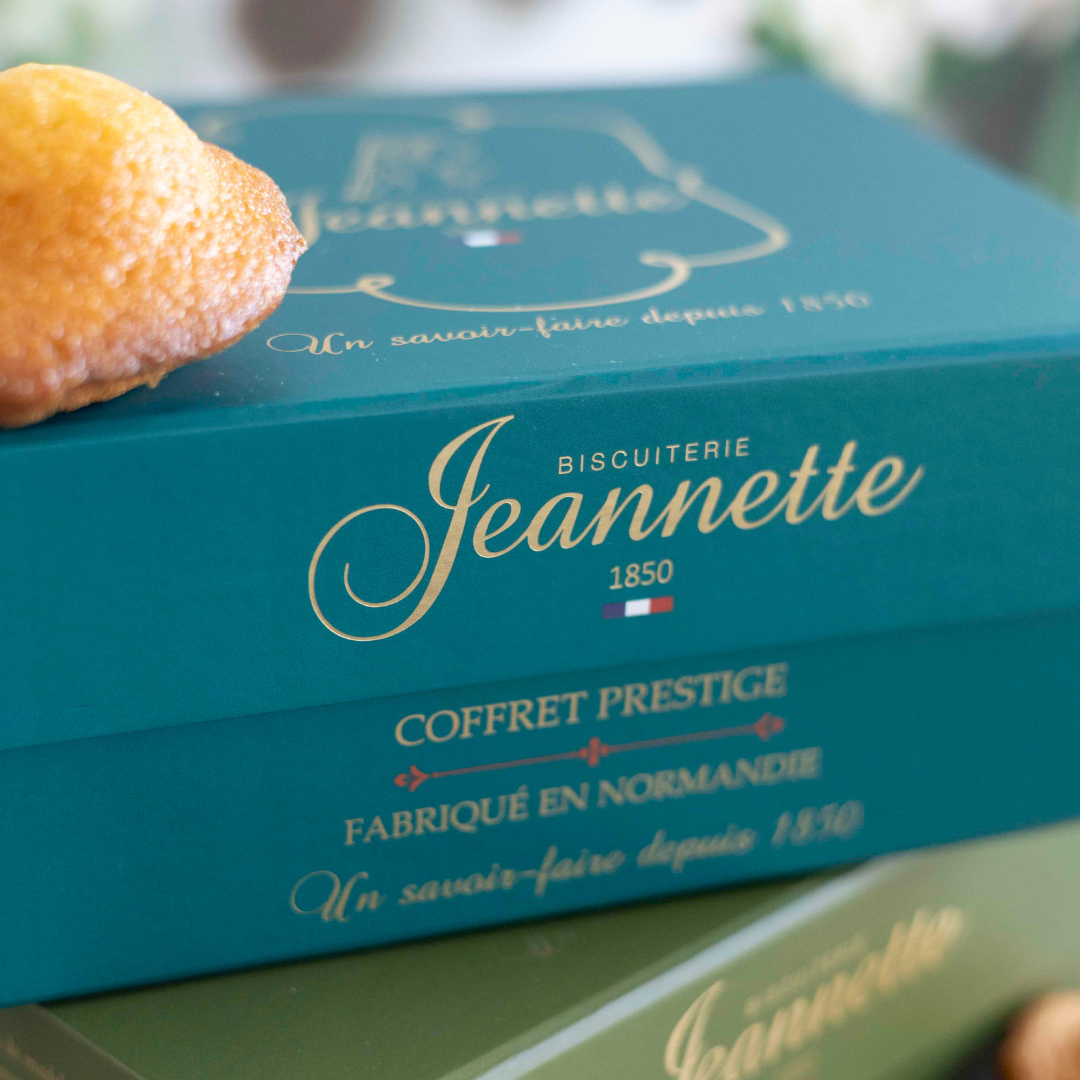 Madeleines Nature | Coffret Aimanté Bleu Canard 250g