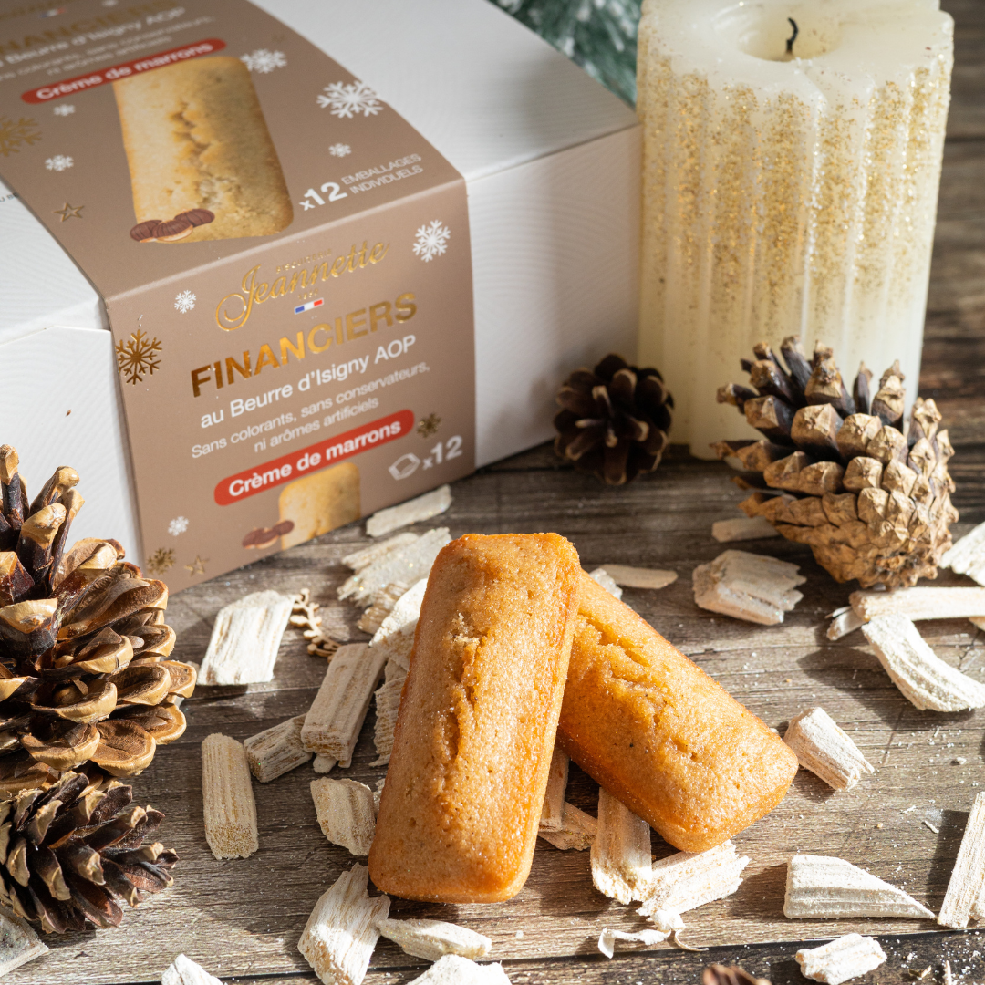 Financiers Crème de Marrons | Boîte Blanche 300g