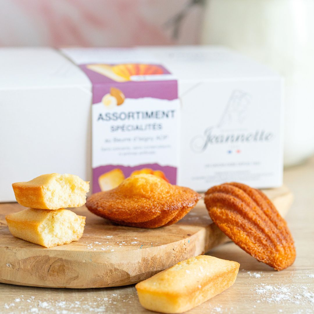 Madeleines Nature et Financiers à l'Amande