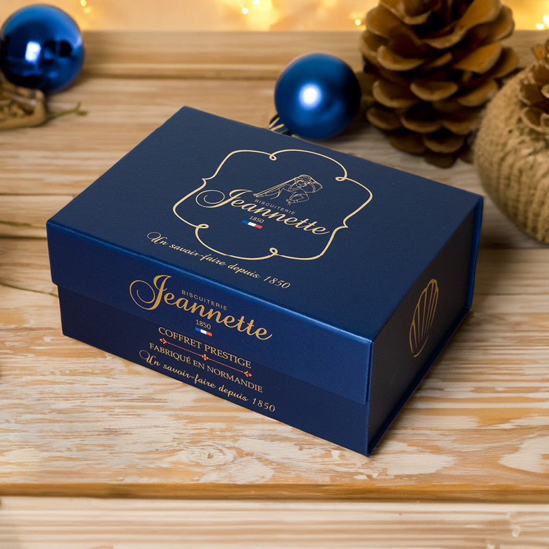 Madeleines Nature | Coffret Aimanté Bleu 250g