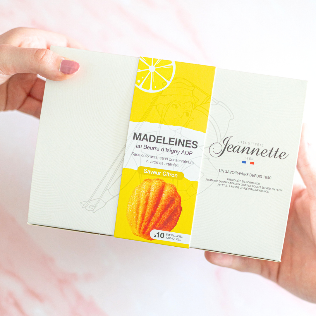 Boîte de Madeleines au Citron