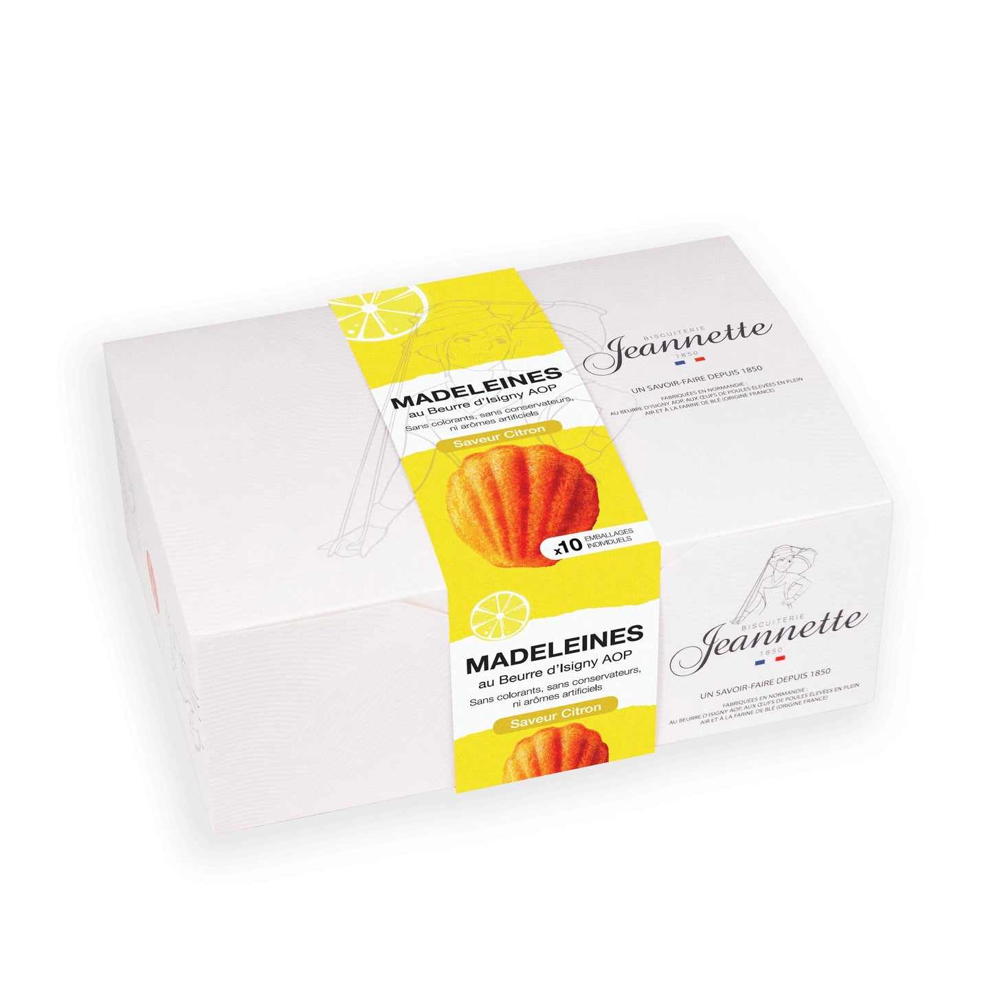Boite de Madeleines au Citron