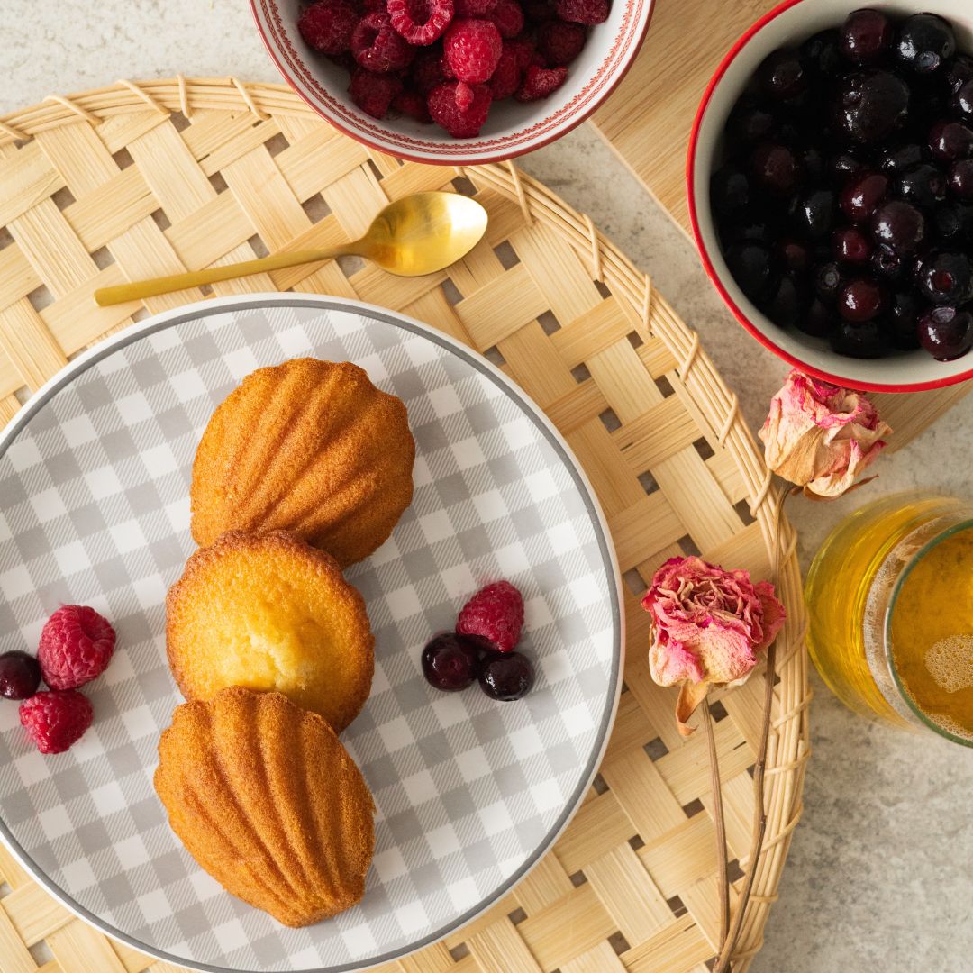 Madeleines à la Framboise