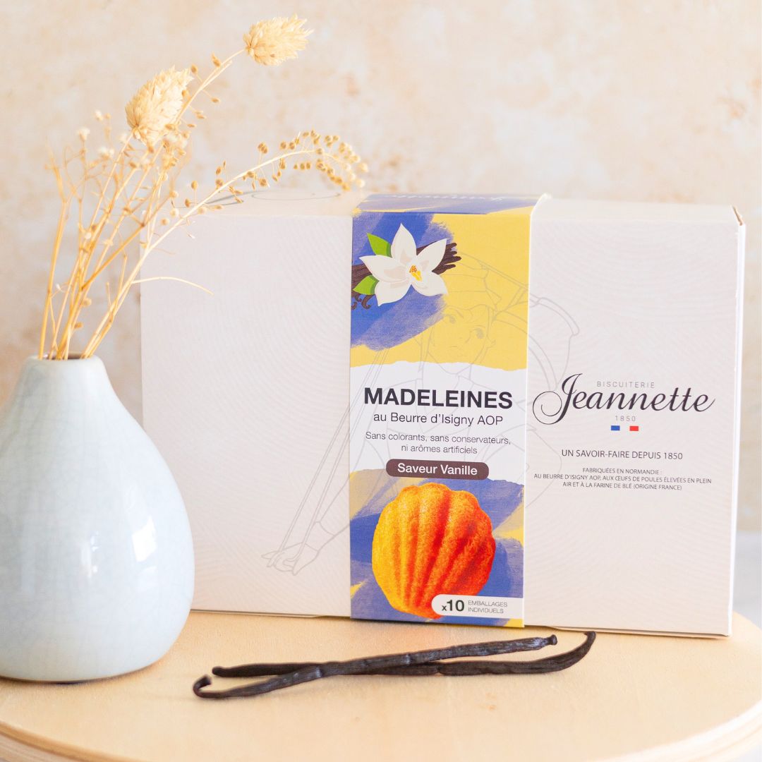 Boîte de Madeleines à la Vanille