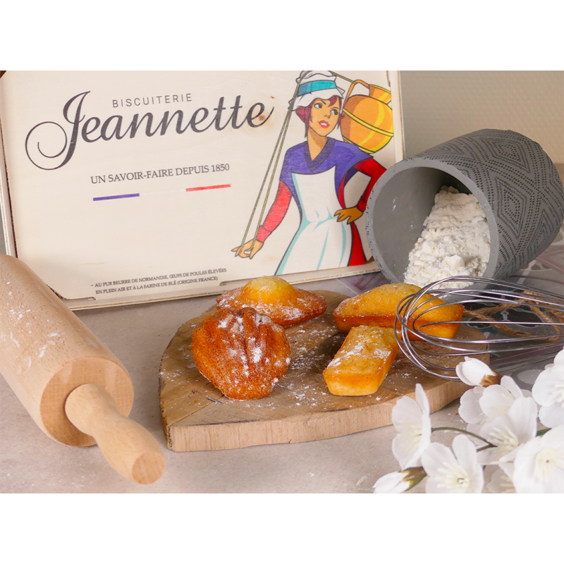 Bourriche Jeannette SPECIALITES - 20 Spécialités - Idée cadeau -  Biscuiterie Jeannette Caen Colombelles Normandie