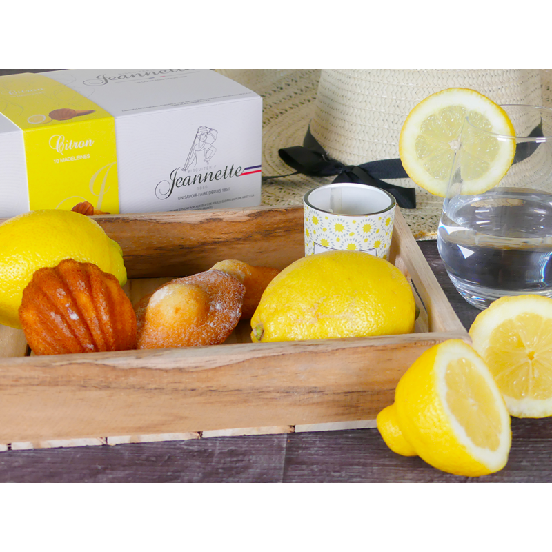 Citron - Boîte de 10 madeleines