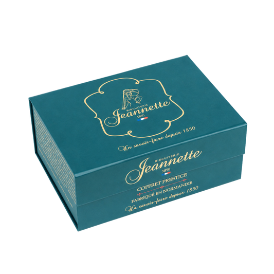 Madeleines Nature | Coffret Aimanté Bleu Canard 250g