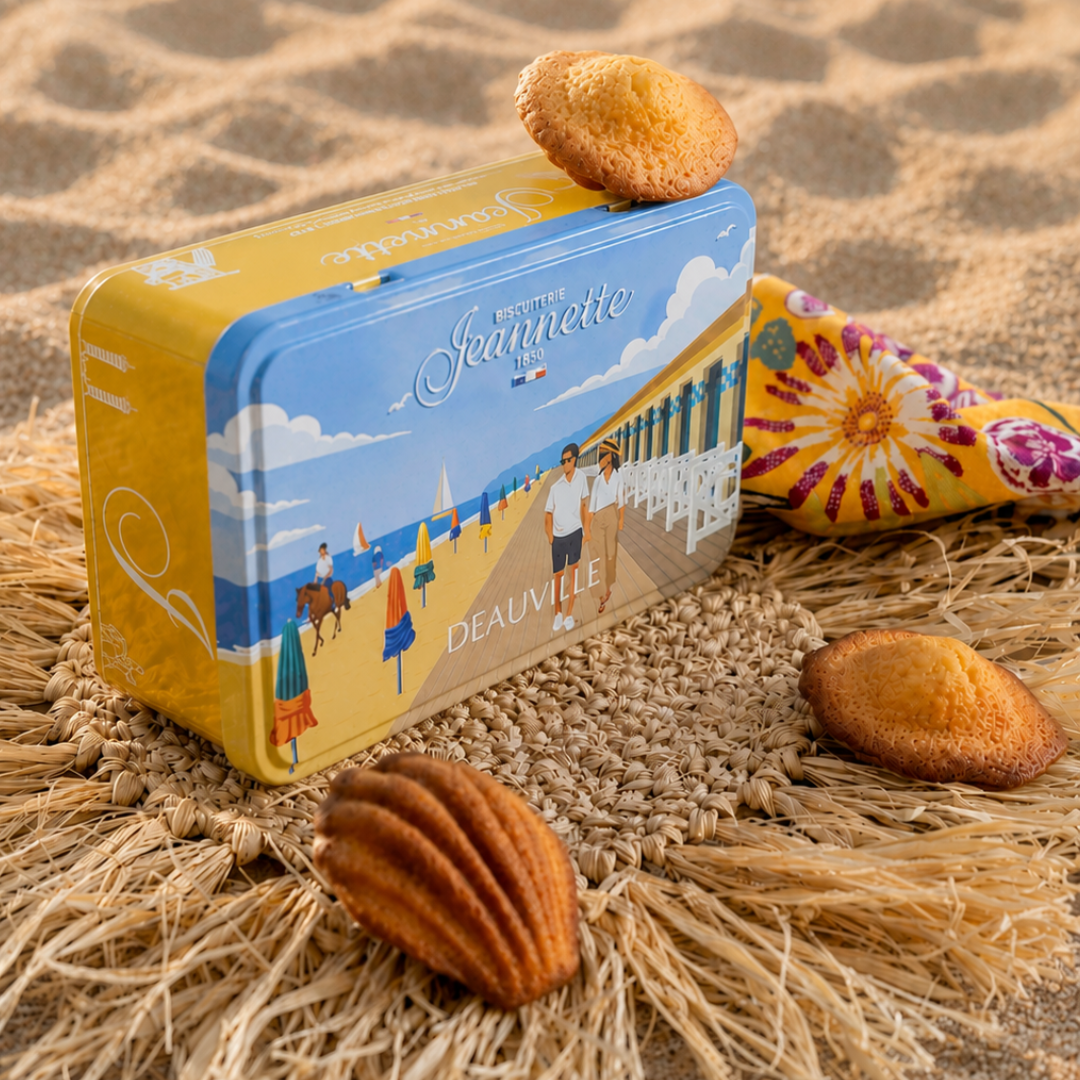 Assortment of Madeleines | Deauville Sugar Tin 200g