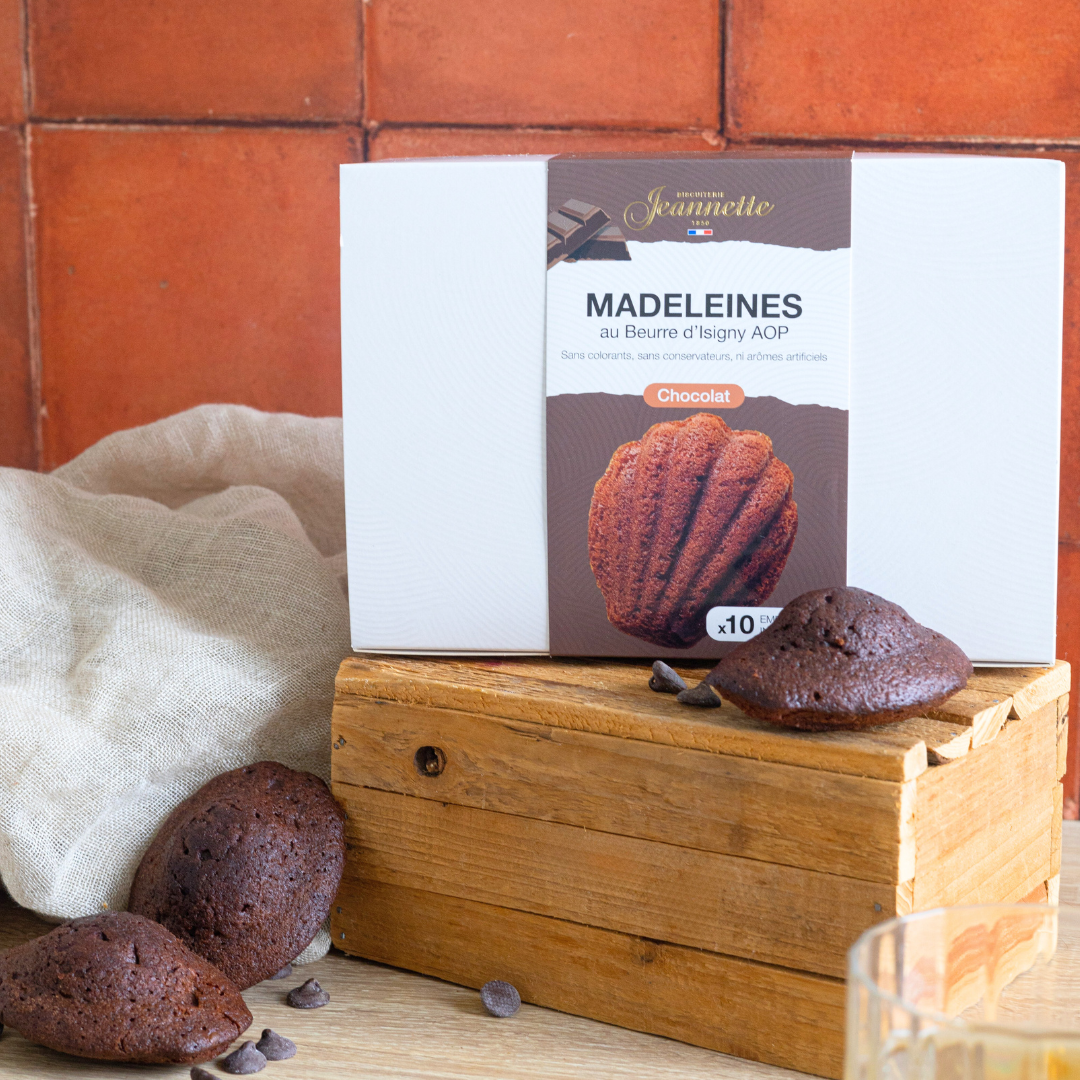 Madeleines Chocolat | Boîte Blanche 250g