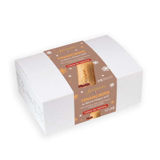 Financiers Crème de Marrons | Boîte Blanche 300g
