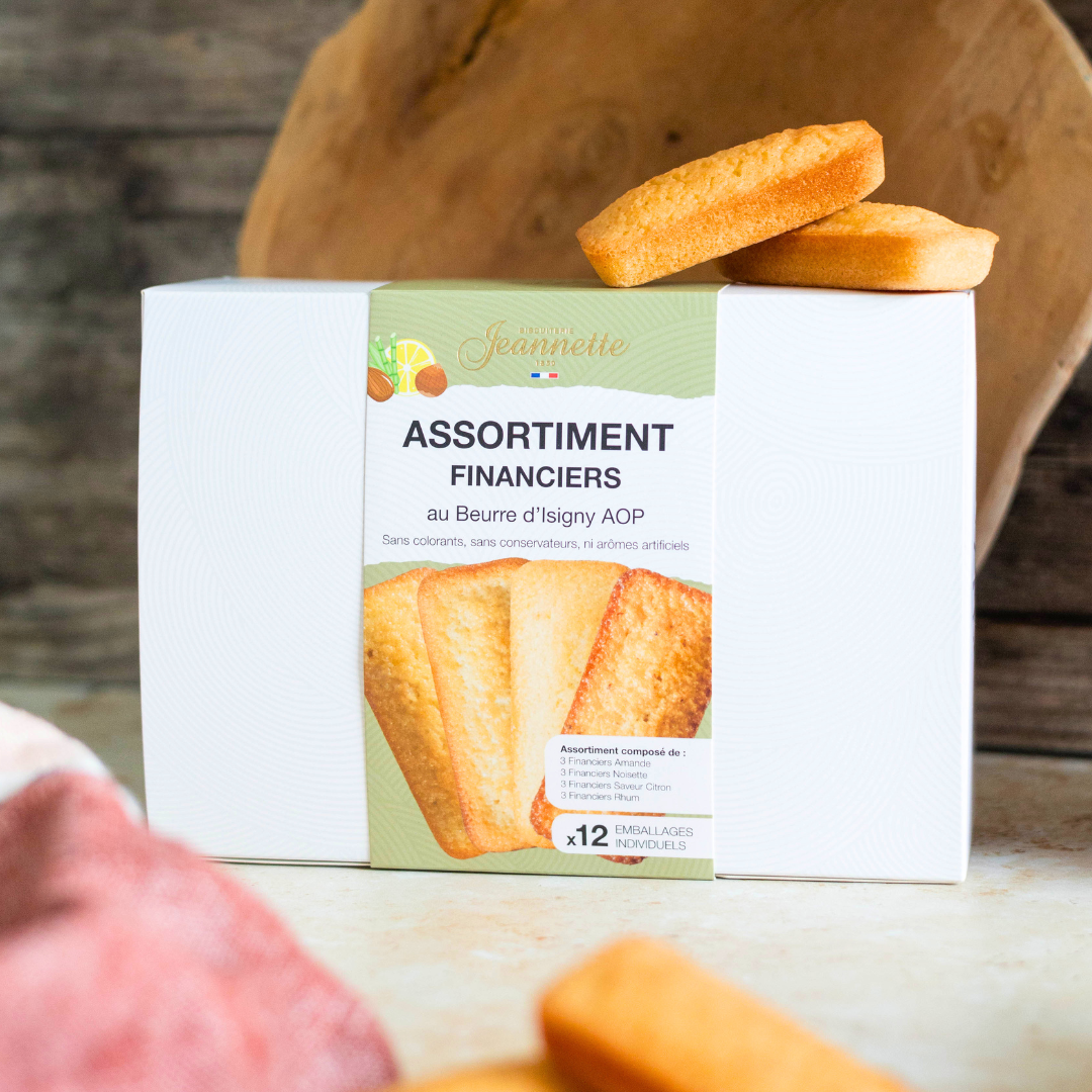 Assortiment Financiers | Boîte Blanche 300g