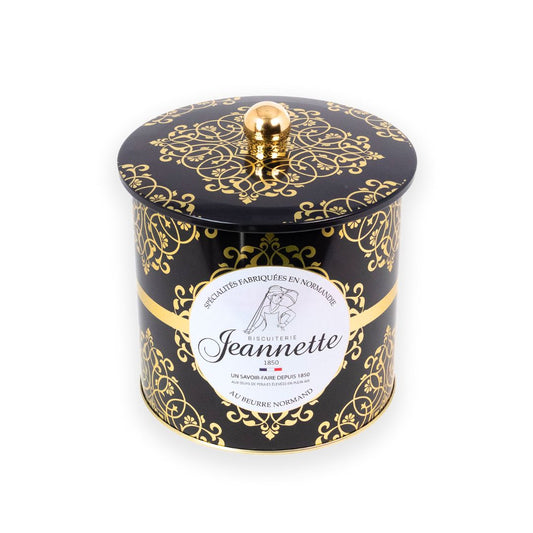 Assortiment de Madeleines | Boîte Métal Noire Or 300g