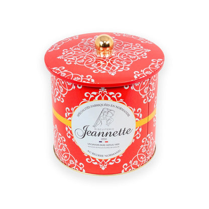 Madeleines Nature | Boîte Métal Rouge Normandie 300g
