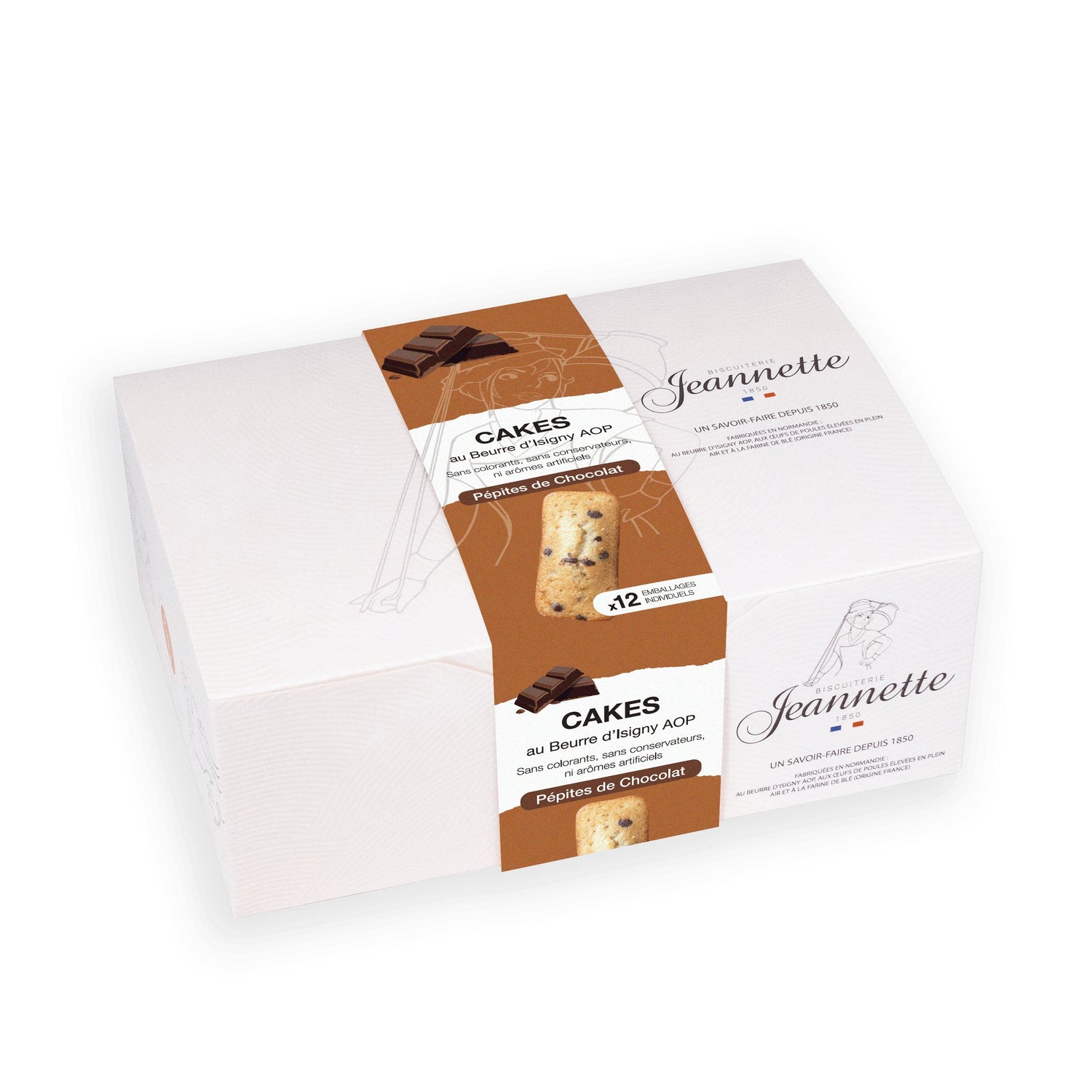 Boîte de Cakes aux Pépites de Chocolat