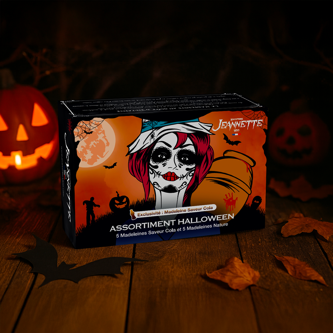 Assortiment Madeleines Halloween | Boîte 250g