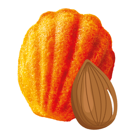 Almond Flavour Madeleine