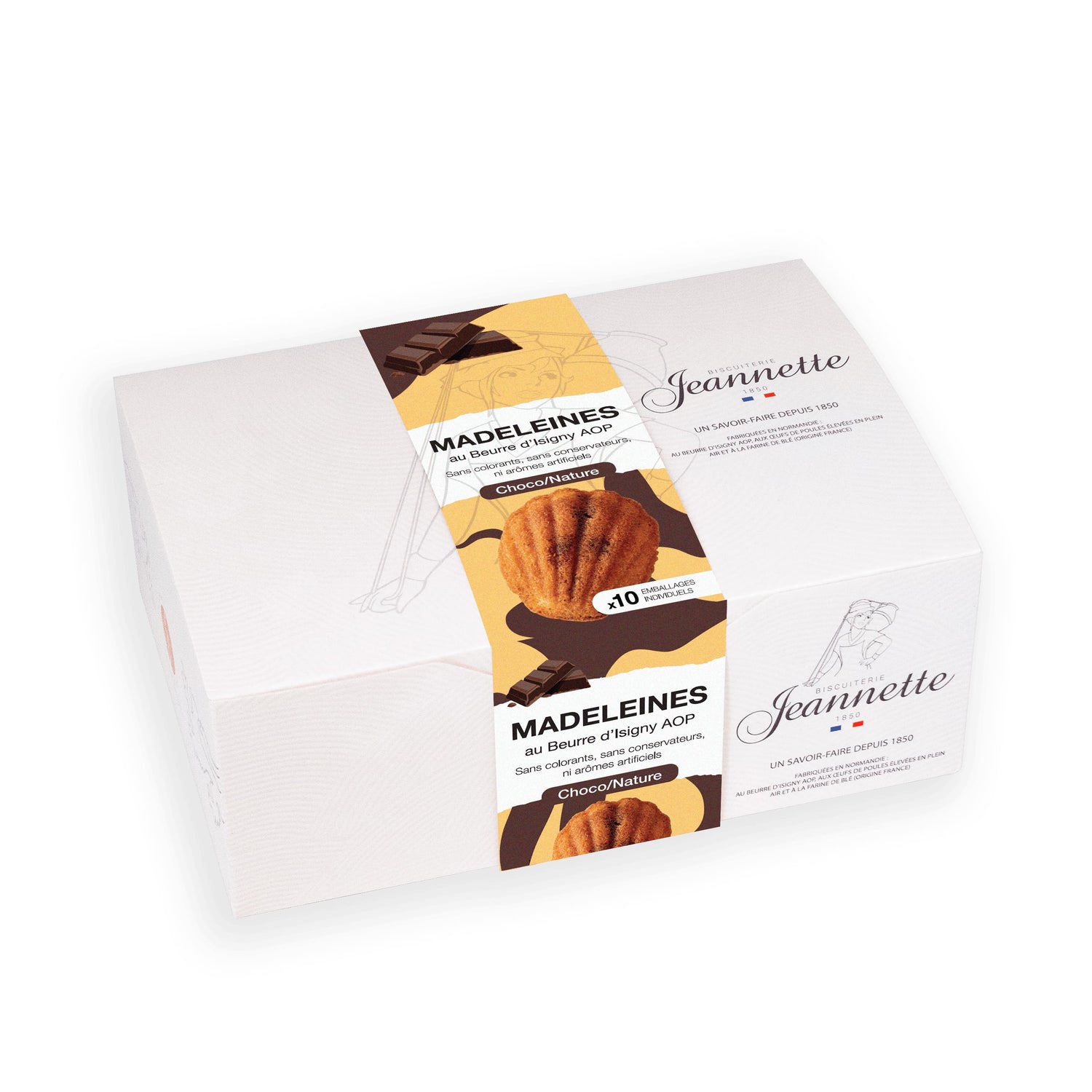Boîte de Madeleines Choco/Nature
