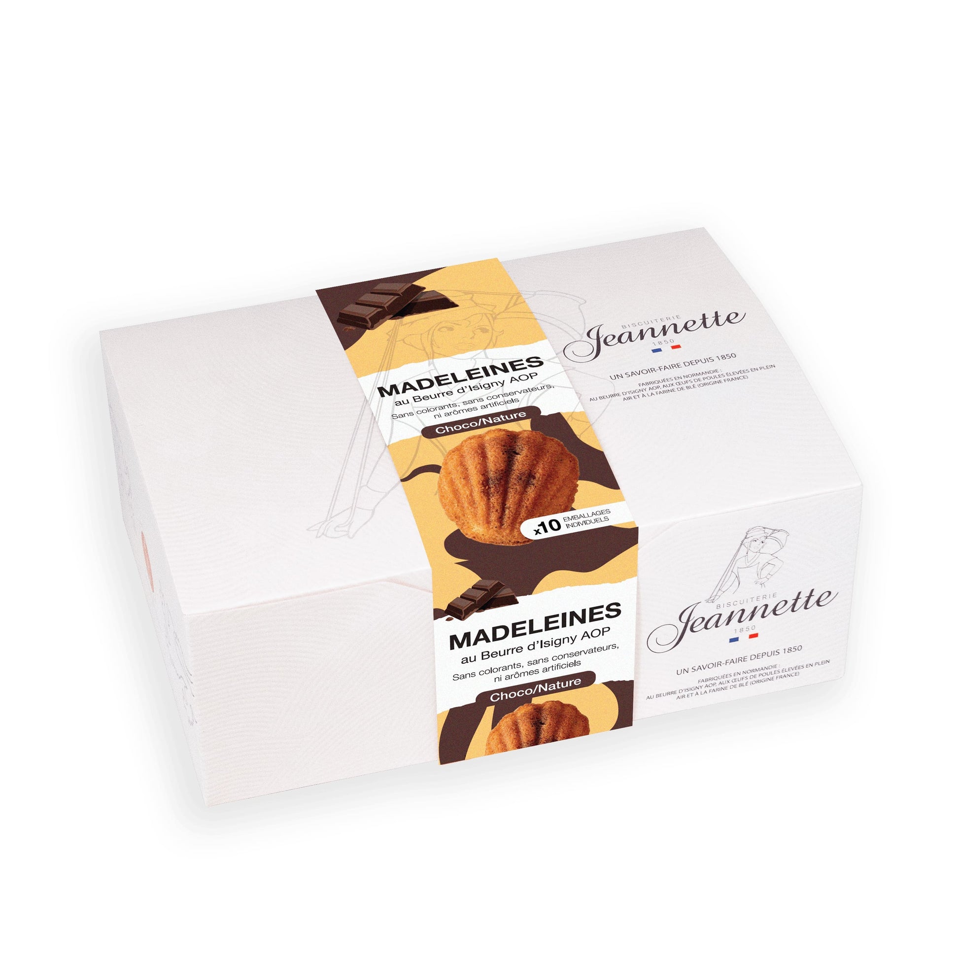 Boîte de Madeleines Choco/Nature