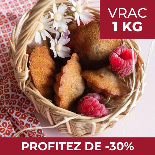 Madeleines Saveur Framboise | Vrac 1kg