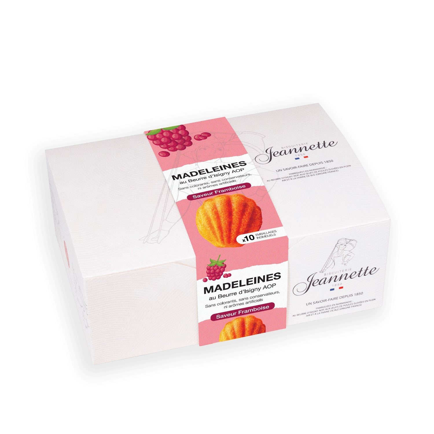 Boîte de Madeleines à la Framboise