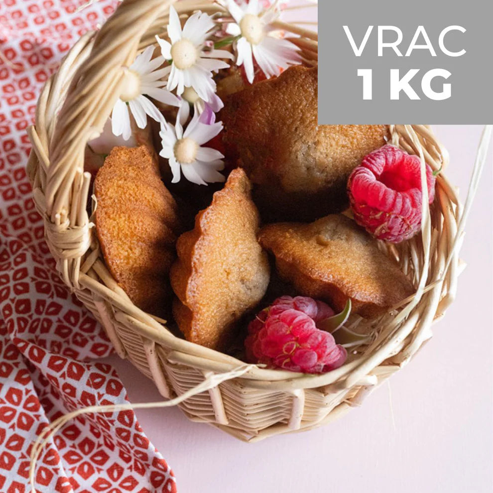 Madeleines Saveur Framboise | Vrac 1kg