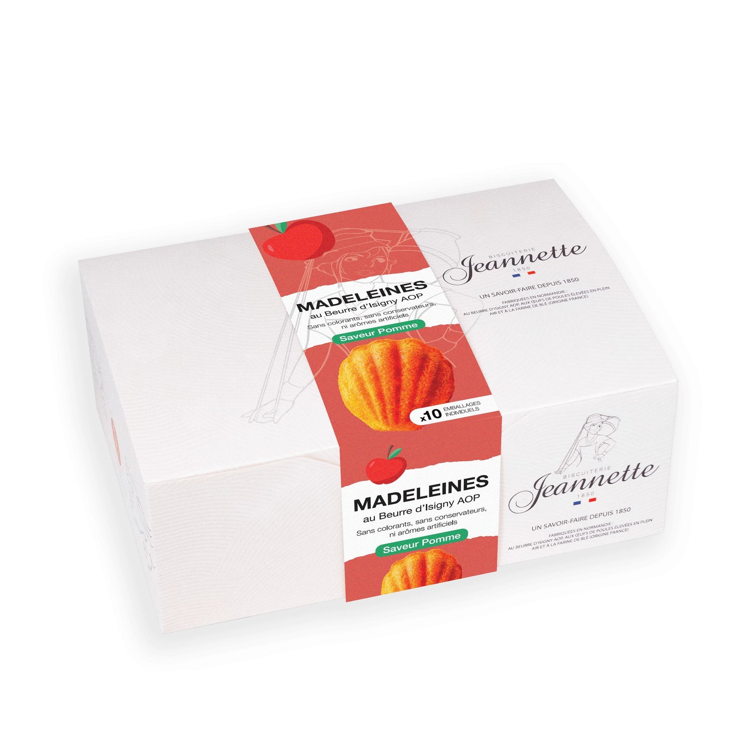 Boîte de Madeleines à la Pomme