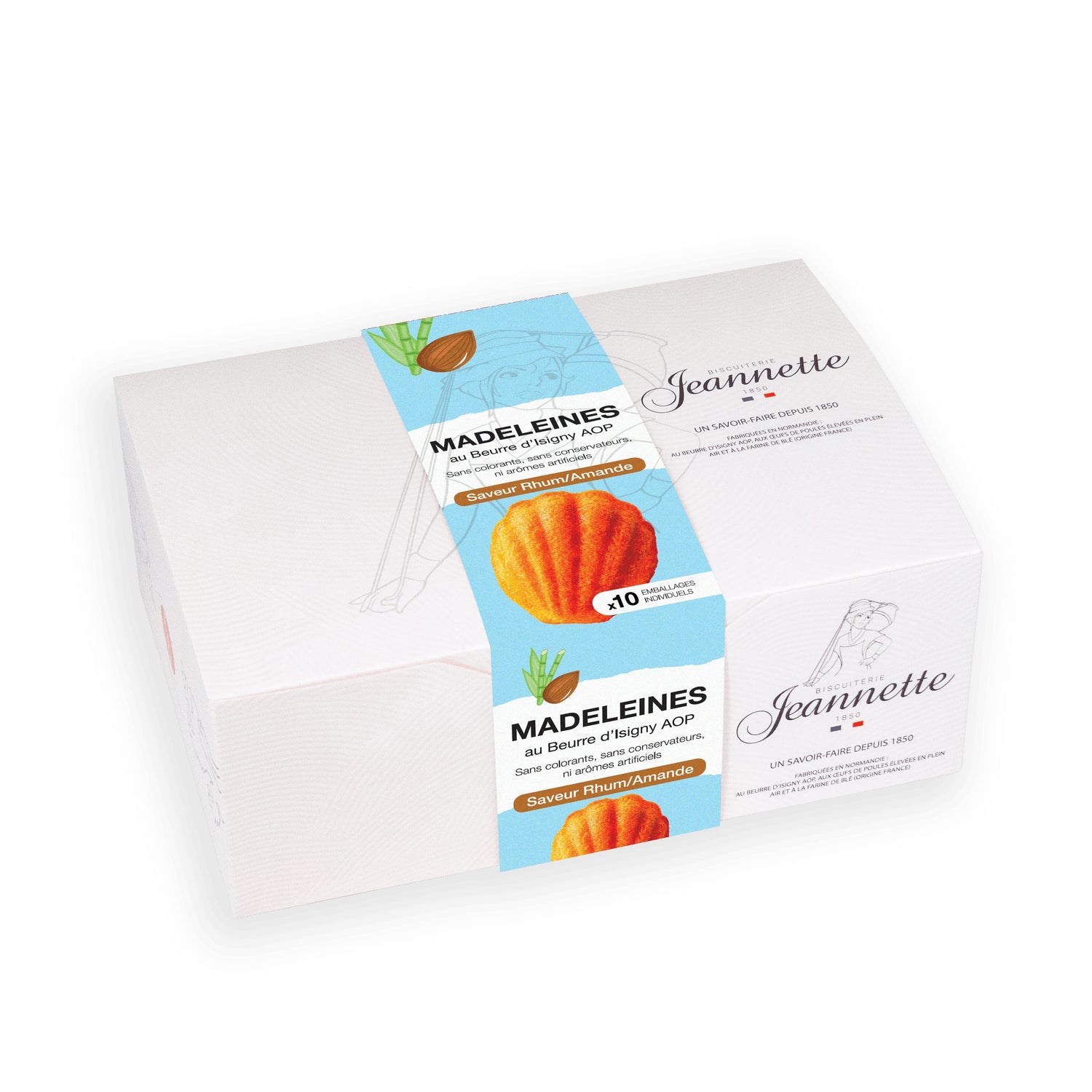 Boîte de Madeleines Rhum/Amande