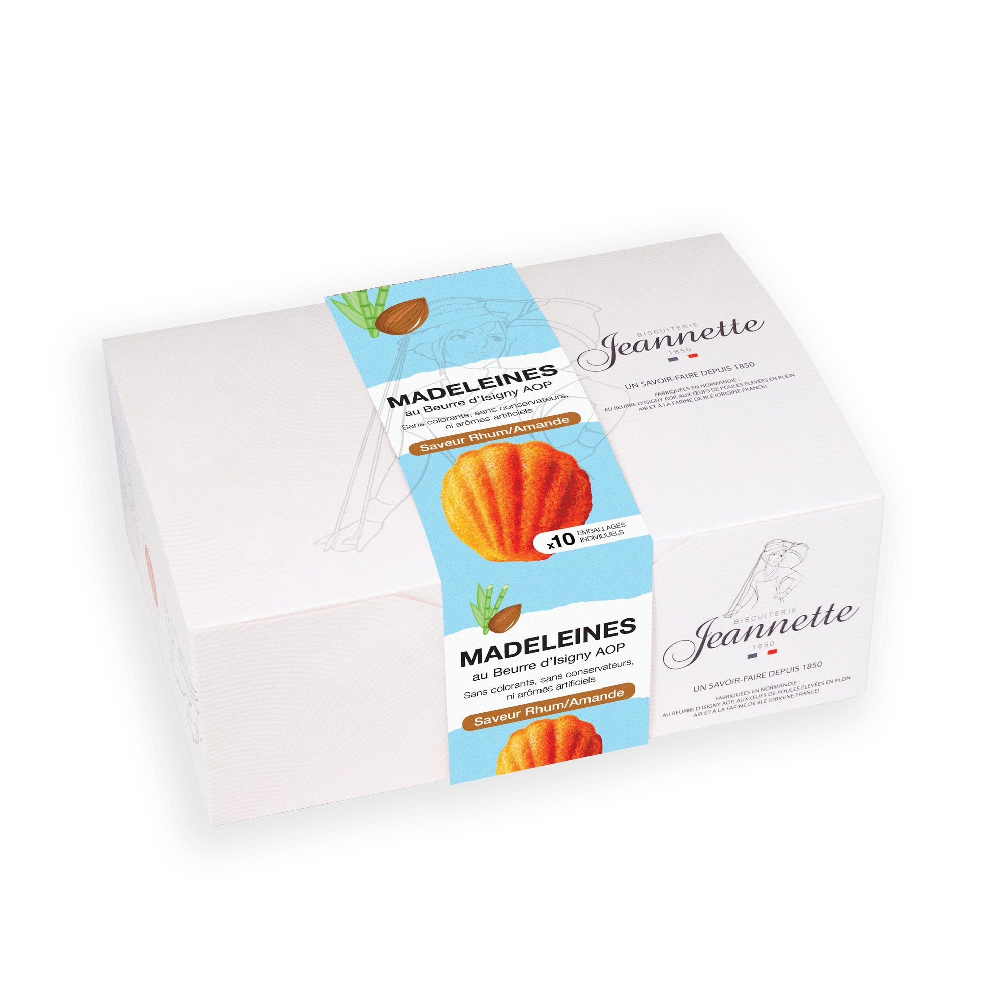 Boîte de Madeleines Rhum/Amande