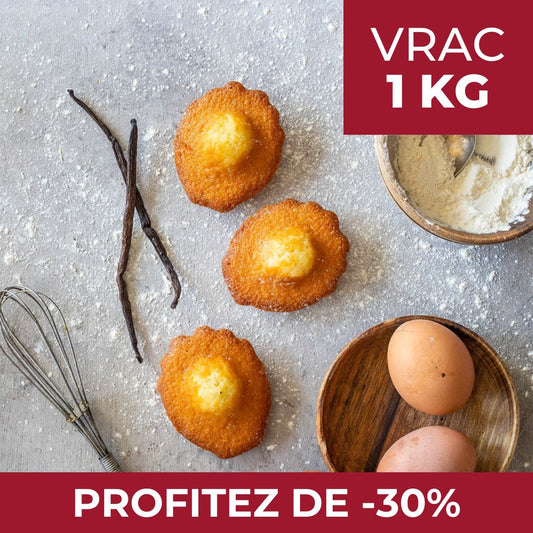 Madeleines Saveur Vanille | Vrac 1kg