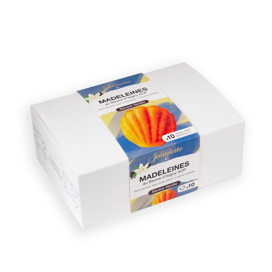 Madeleines Saveur Vanille | Boîte Blanche 250g