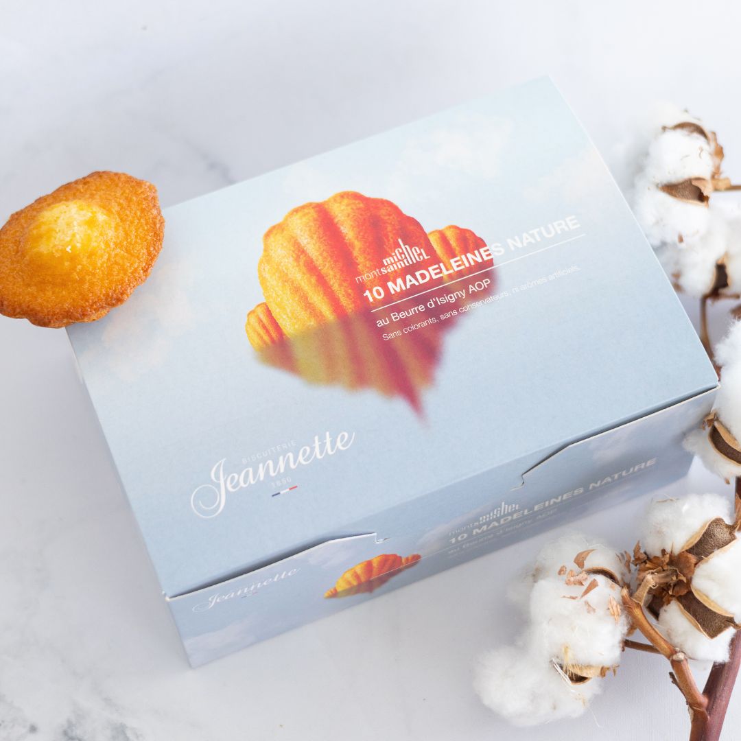Madeleines Nature | Boîte Mont Saint-Michel 250g