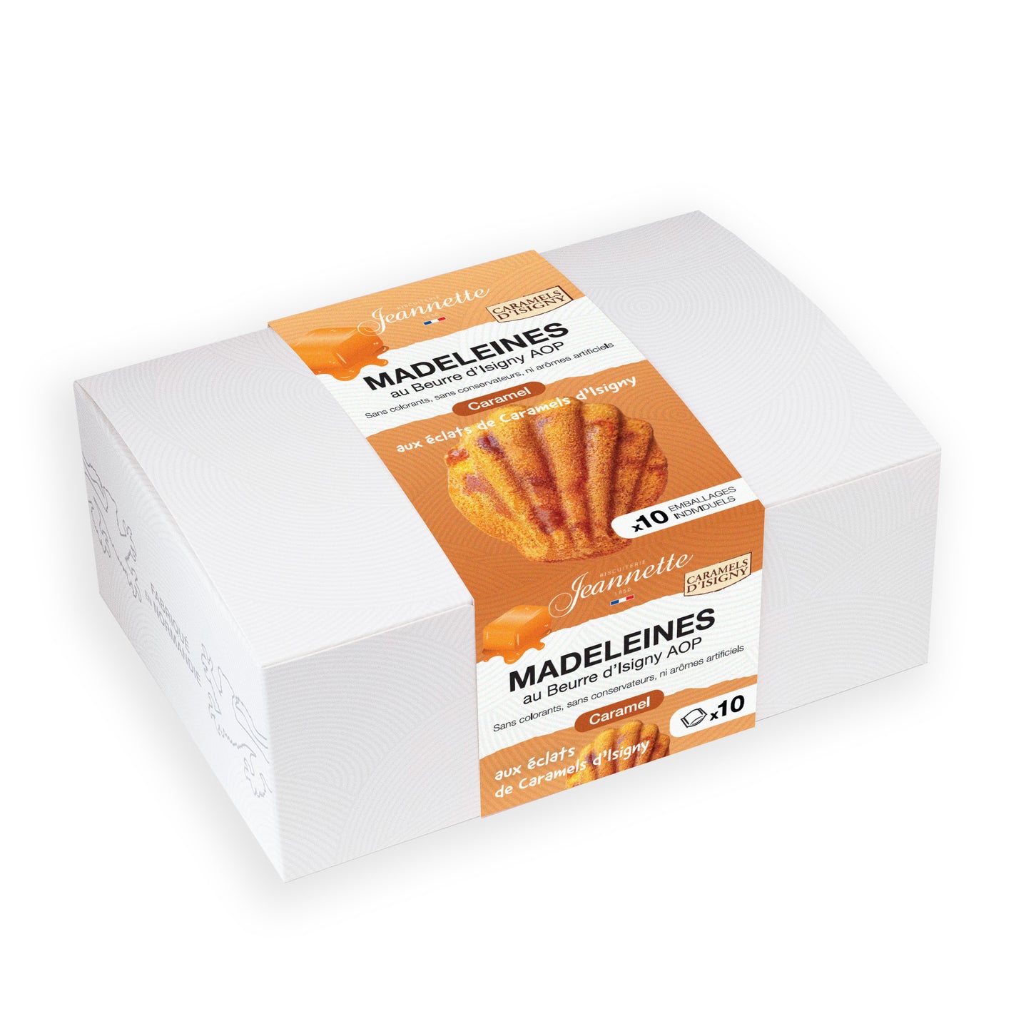 Madeleines Caramel | Boîte Blanche 250g