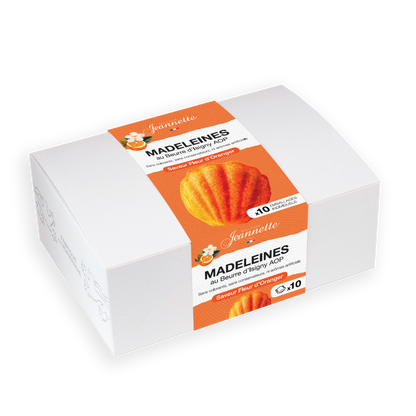Orange Blossom Madeleines | White Box 250g