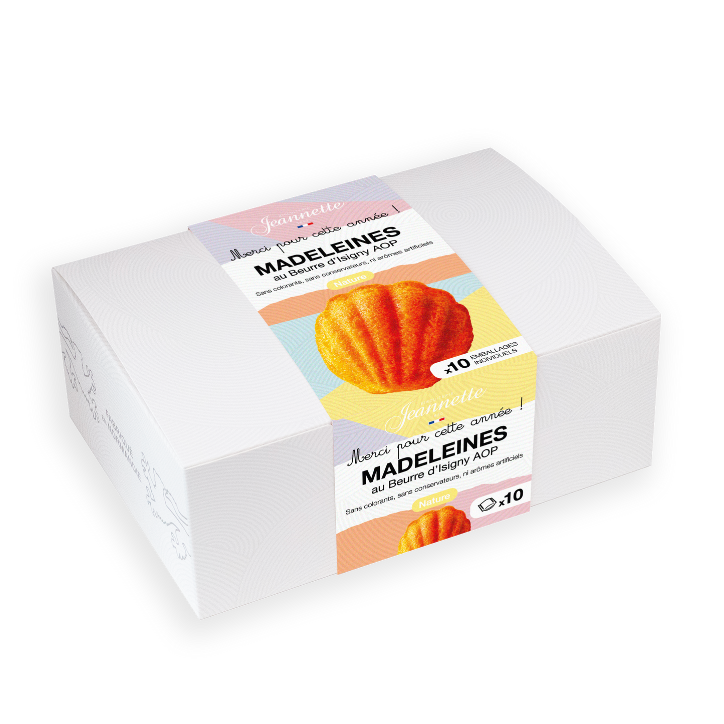 Madeleines Nature | Boîte Merci pour cette Année 250g