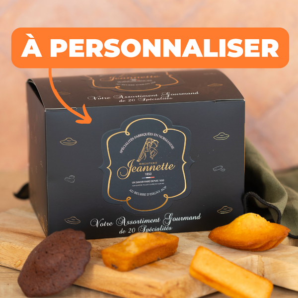 Assortiment Personnalisé | Coffret Gourmandise Noir 500g